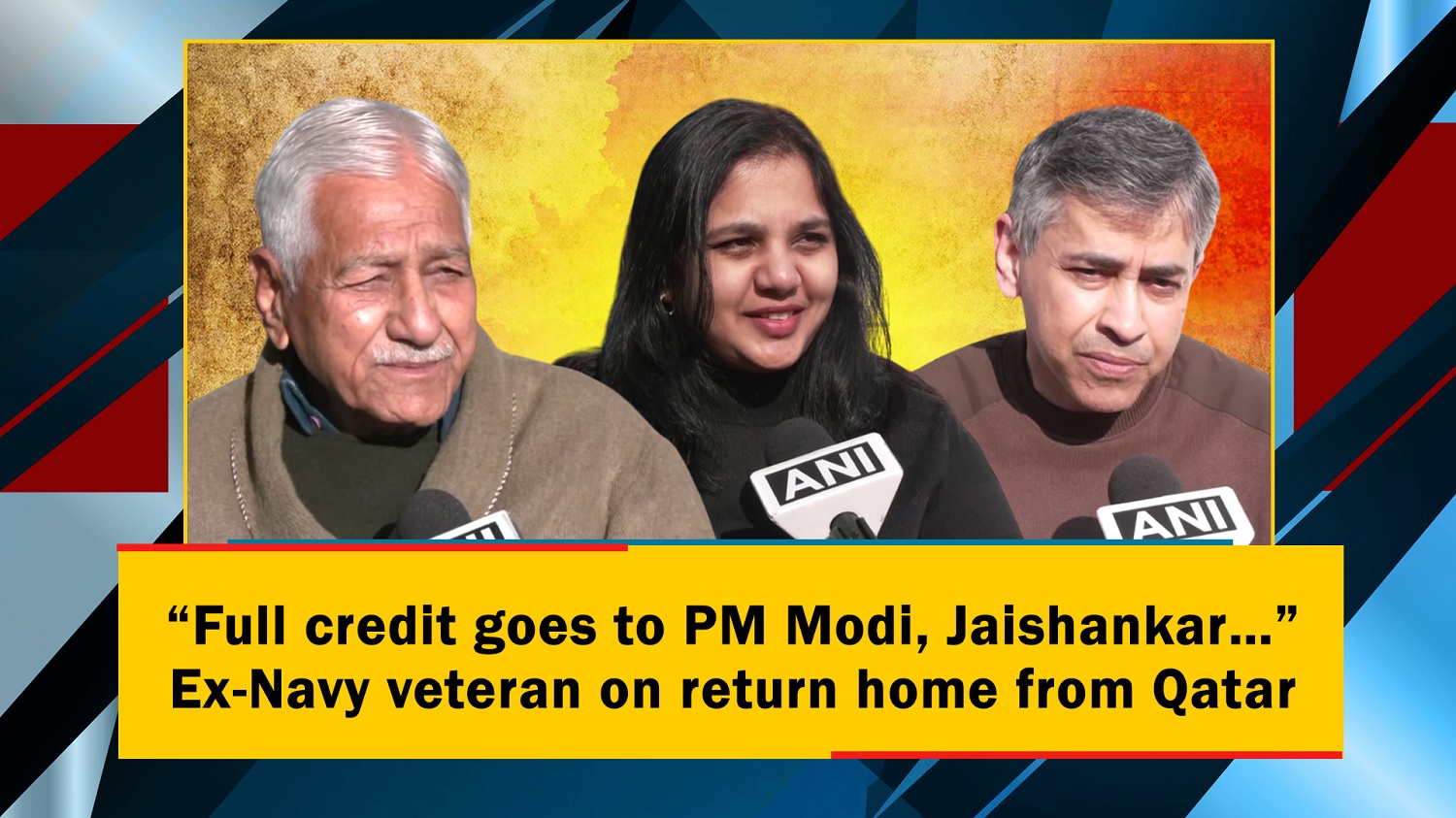 `Full credit goes to PM Narendra Modi` Jaishanka` Ex-Navy veteran on return home from Qatar